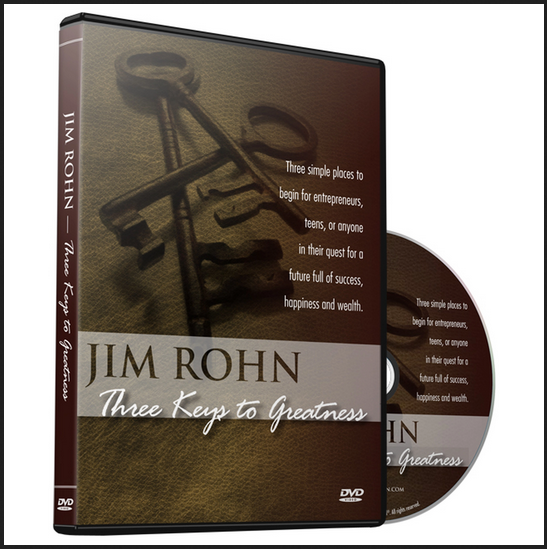 Jim Rohn - Three Keys To Greatness DVD