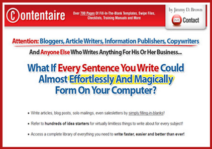 Jimmy D. Brown’s Contentaire - Over 700 Pages Of Templates, Tools And Tutorials