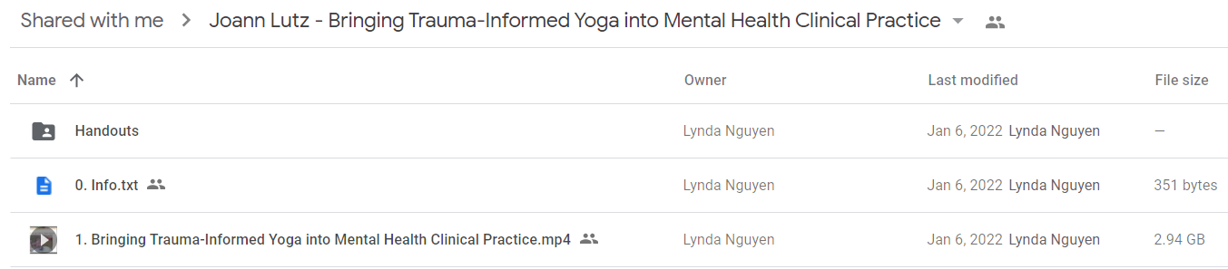 Joann Lutz - Bringing Trauma-Informed Yoga into Mental Health Clinical Practice