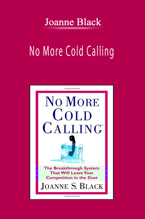 Joanne Black - No More Cold Calling