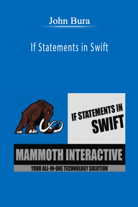 If Statements in Swift – John Bura