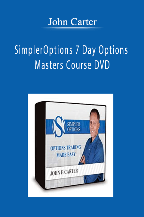 John Carter SimplerOptions 7 Day Options Masters Course DVD