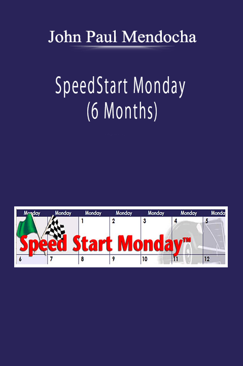 John Paul Mendocha - SpeedStart Monday (6 Months)