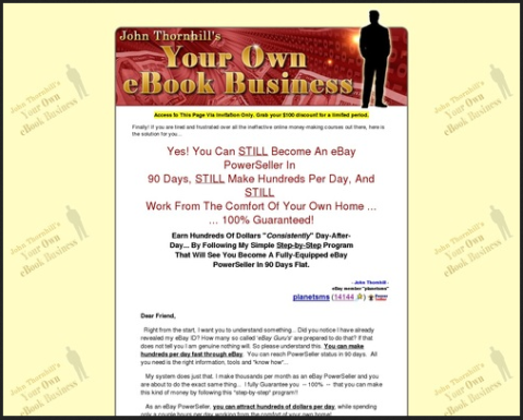 John Thornhill - Your Own eBook Business 