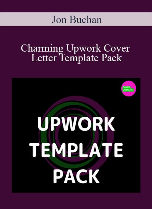 Jon Buchan - Charming Upwork Cover Letter Template Pack