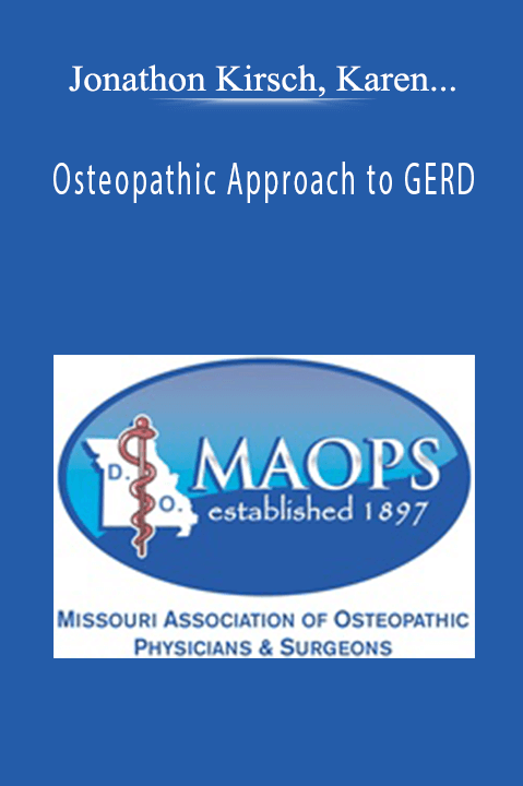 Osteopathic Approach to GERD – Jonathon Kirsch