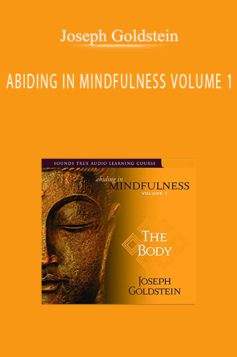 ABIDING IN MINDFULNESS VOLUME 1 – Joseph Goldstein