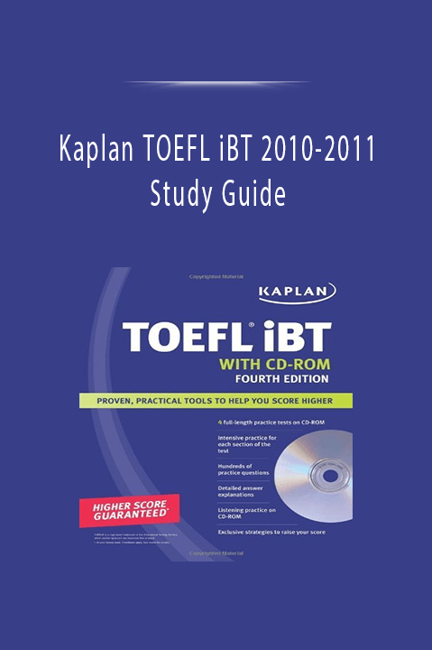 Kaplan TOEFL iBT 2010–2011 Study Guide