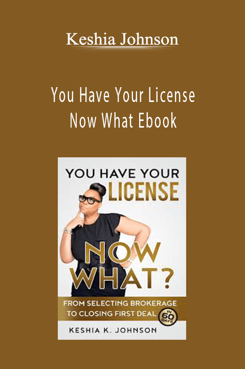 You Have Your License Now What Ebook – Keshia Johnson