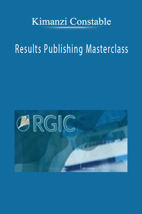 Results Publishing Masterclass – Kimanzi Constable