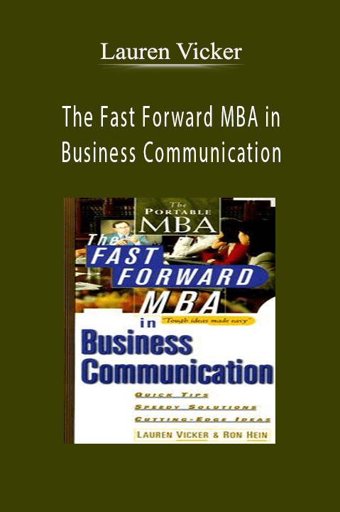 The Fast Forward MBA in Business Communication – Lauren Vicker