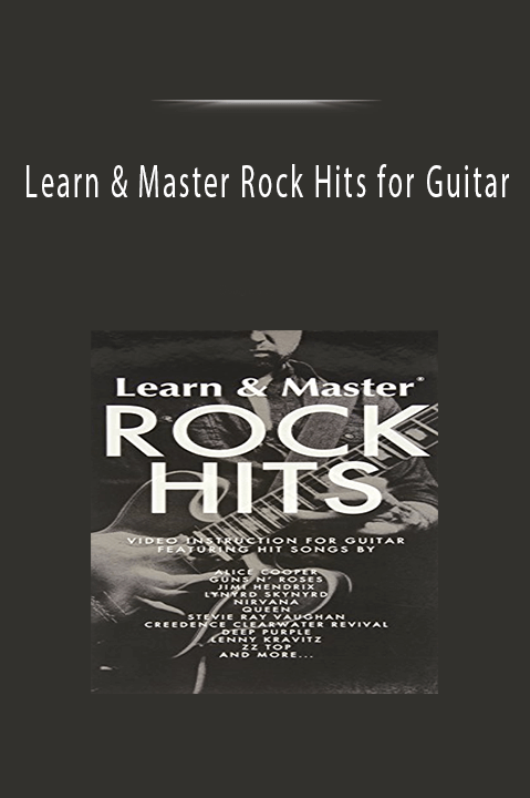 Learn & Master Rock Hits for Guitar