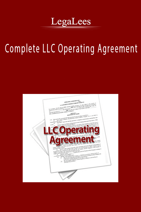 Complete LLC Operating Agreement – LegaLees