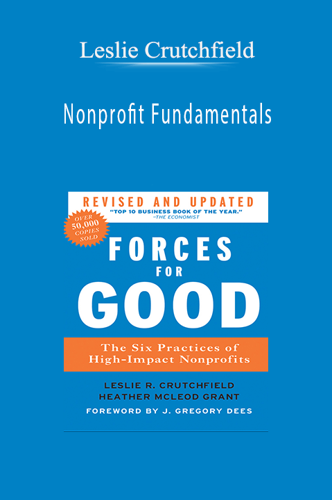 Nonprofit Fundamentals – Leslie Crutchfield