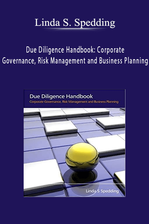 Due Diligence Handbook: Corporate Governance