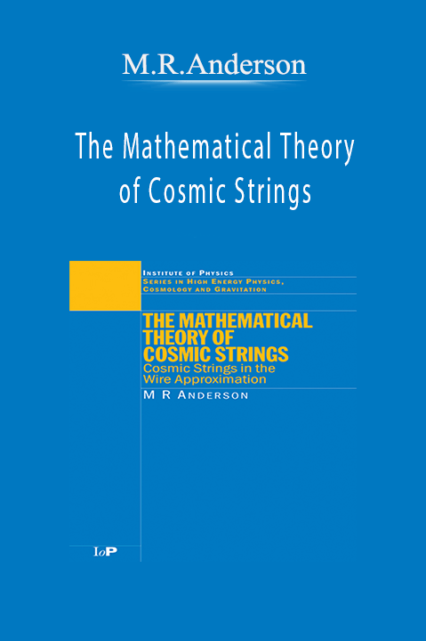 The Mathematical Theory of Cosmic Strings – M.R.Anderson