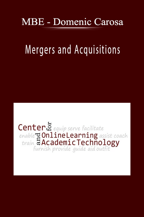 Domenic Carosa – Mergers and Acquisitions – MBE