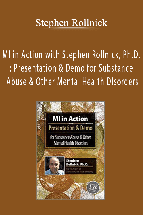 Stephen Rollnick – MI in Action with Stephen Rollnick