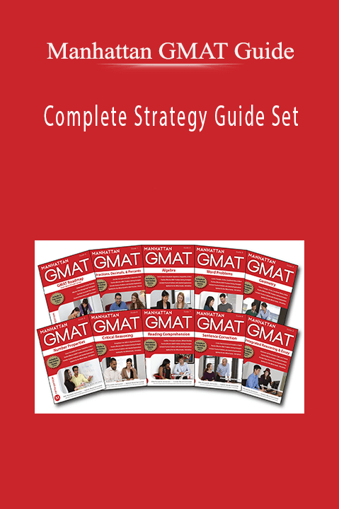 Complete Strategy Guide Set – Manhattan GMAT Guide