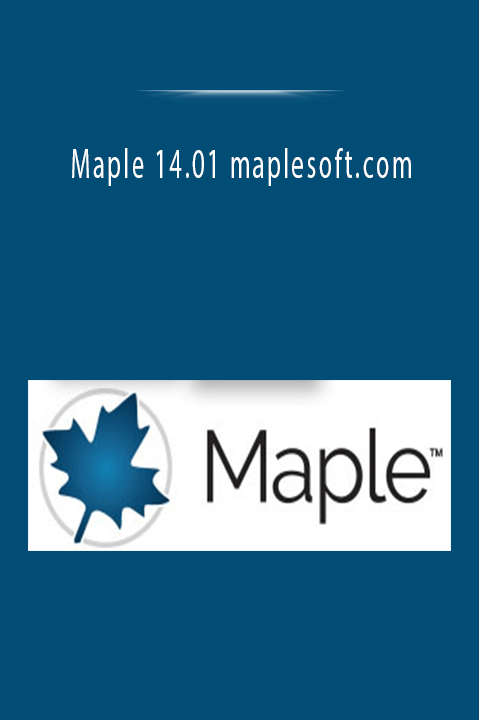 Maple 14.01 maplesoft.com