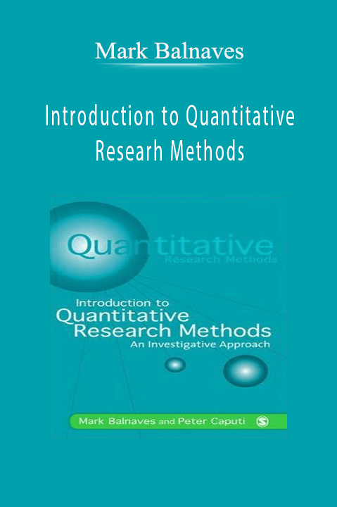 Introduction to Quantitative Researh Methods – Mark Balnaves