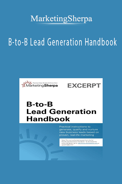 B–to–B Lead Generation Handbook – MarketingSherpa