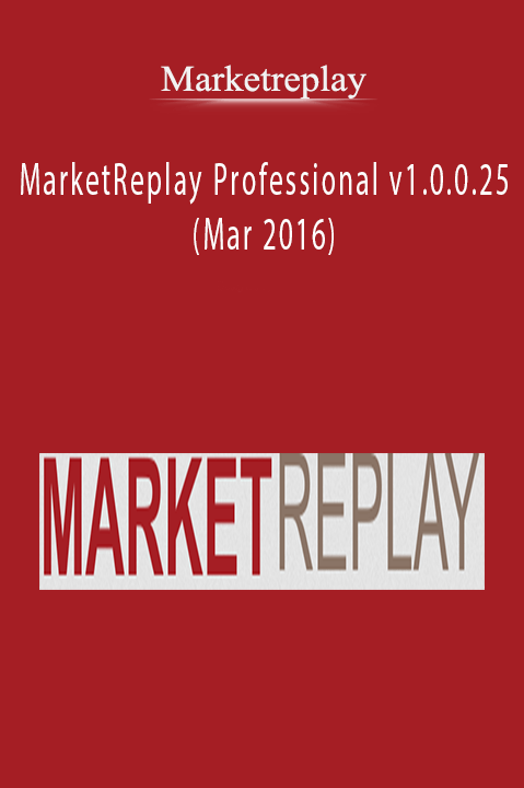 MarketReplay Professional v1.0.0.25 (Mar 2016) – Marketreplay