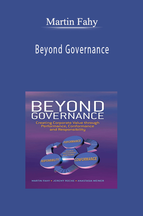 Beyond Governance – Martin Fahy