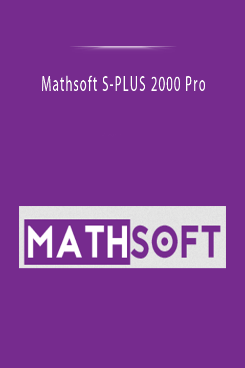 Mathsoft S–PLUS 2000 Pro