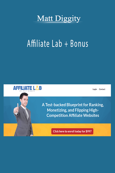 Affiliate Lab + Bonus – Matt Diggity