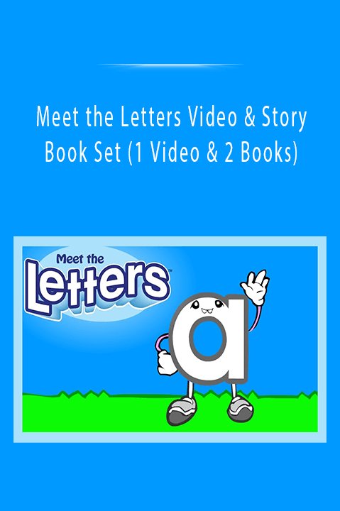 Meet the Letters Video & Story Book Set (1 Video & 2 Books)