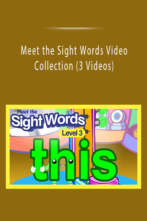 Meet the Sight Words Video Collection (3 Videos)