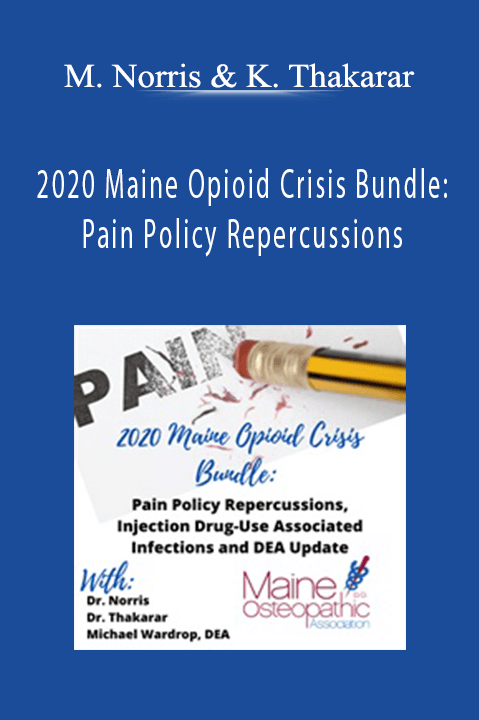 2020 Maine Opioid Crisis Bundle: Pain Policy Repercussions