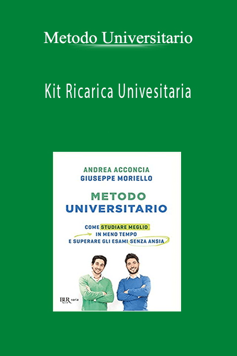 Kit Ricarica Univesitaria – Metodo Universitario