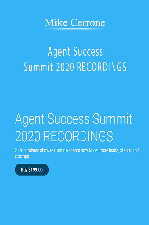 Agent Success Summit 2020 RECORDINGS – Mike Cerrone