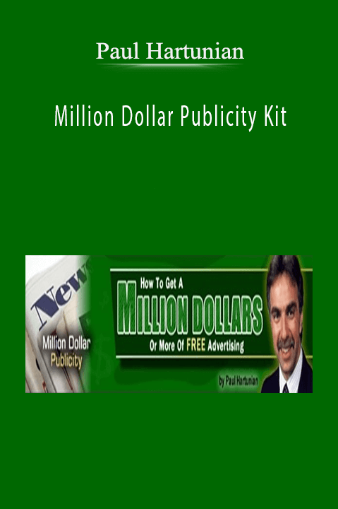 Paul Hartunian – Million Dollar Publicity Kit