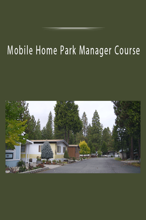 Mobile Home Park Manager Course