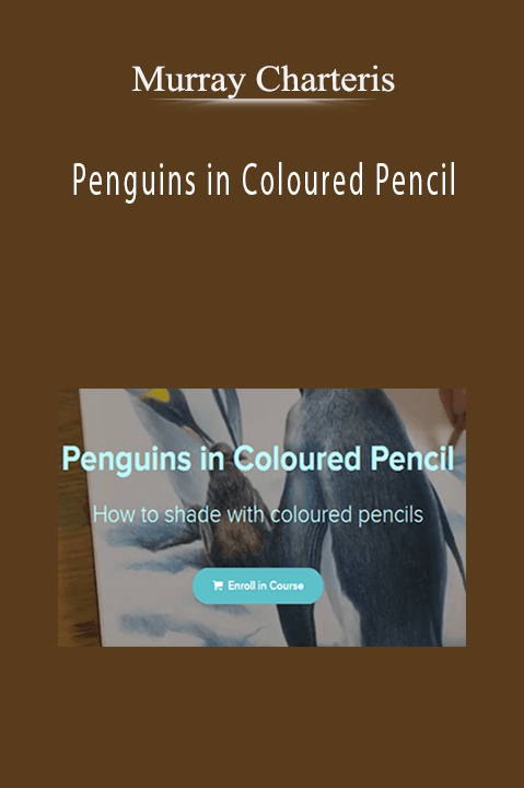 Penguins in Coloured Pencil – Murray Charteris