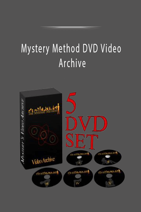 Mystery Method DVD Video Archive