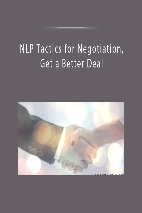 NLP Tactics for Negotiation