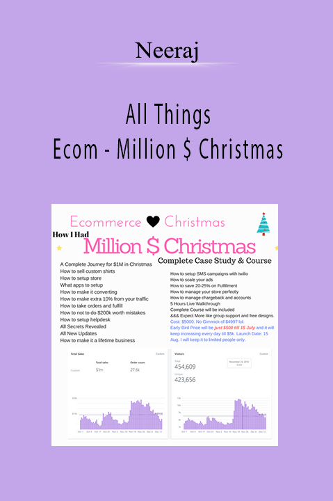 All Things Ecom – Million $ Christmas – Neeraj