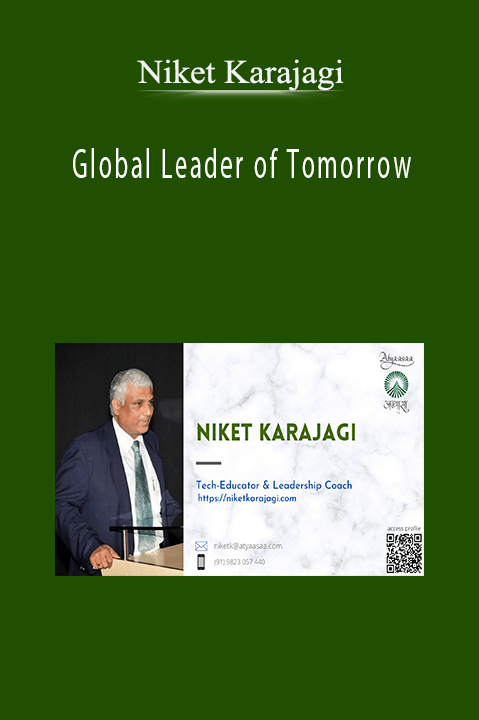 Global Leader of Tomorrow – Niket Karajagi