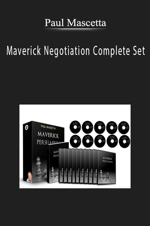 Maverick Negotiation Complete Set – Paul Mascetta