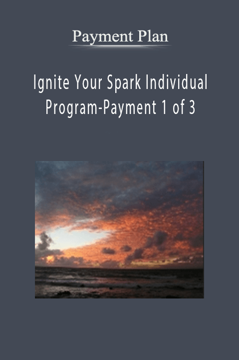 Payment Plan–Ignite Your Spark Individual Program–Payment 1 of 3