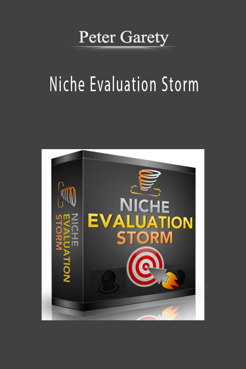 Niche Evaluation Storm – Peter Garety