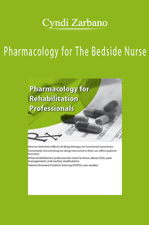 Suzanne Tinsley – Pharmacology for Rehabilitation Professionals