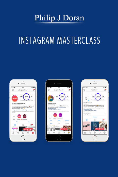 INSTAGRAM MASTERCLASS – Philip J Doran