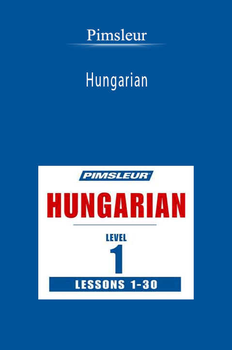 Hungarian – Pimsleur