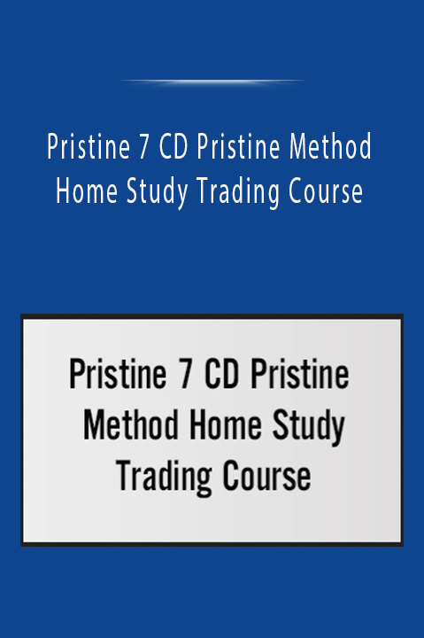 Pristine 7 CD Pristine Method Home Study Trading Course