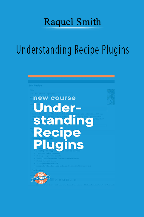 Understanding Recipe Plugins – Raquel Smith